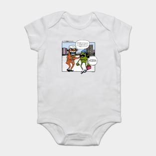 Fear and Loathing in Japanese Kazakhstan Baby Bodysuit